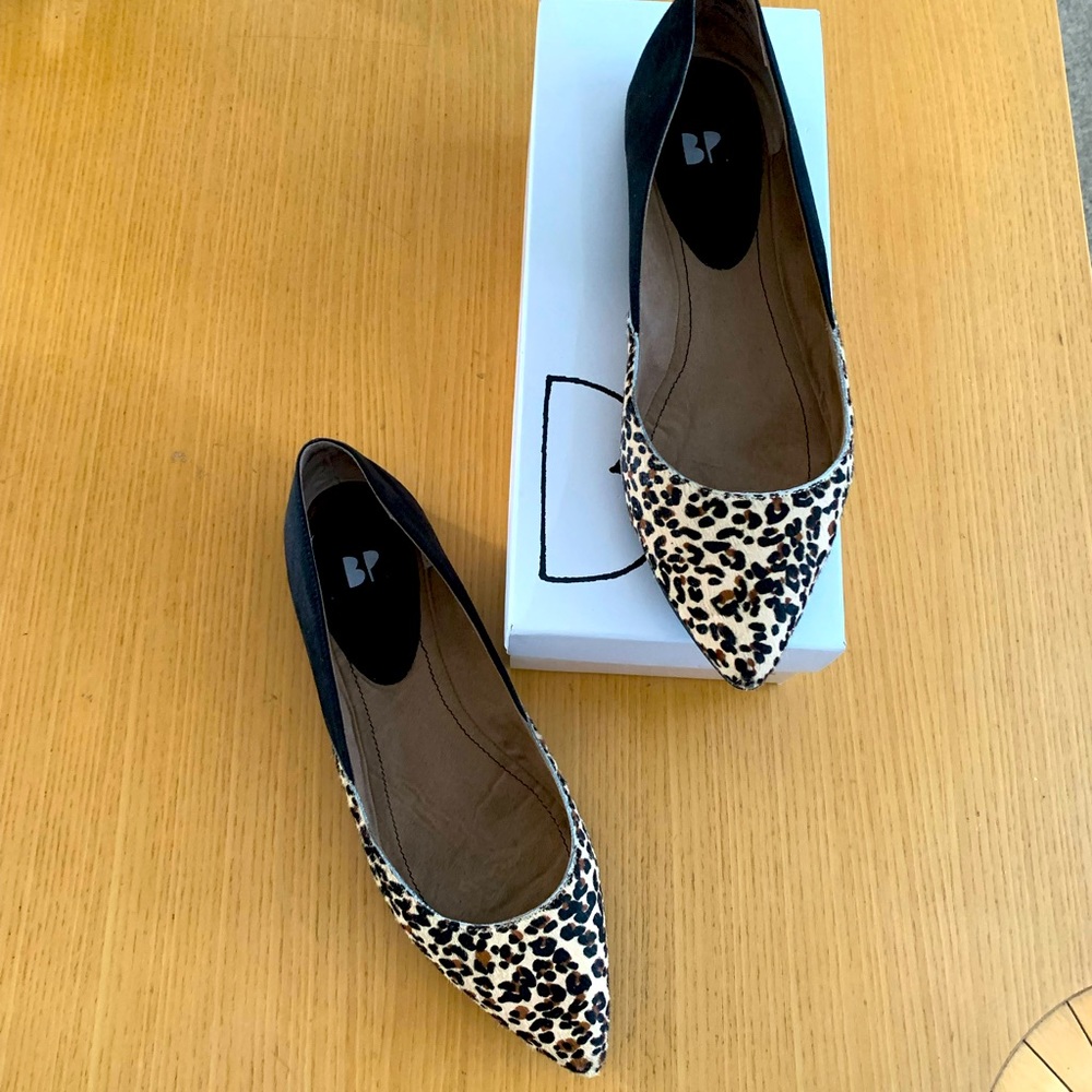 Black and Leopard Flats